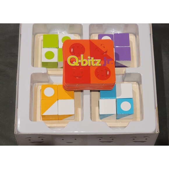 Award Winning Q-bitz Jr. Block Game | 5+ | 2-4 Players | 15 Minutes Playing Time - Picture 3 of 6